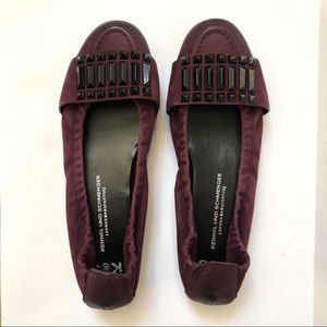 Kennel & Schmenger German Designer Flats Purple Leather Ballet 5.5 EU / 8
